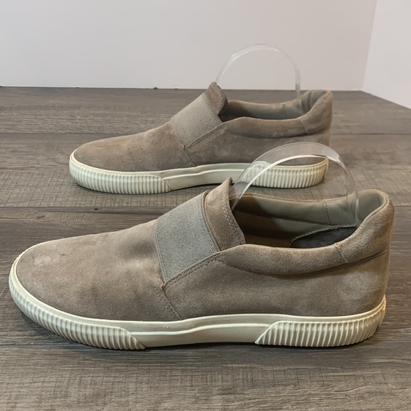 Vince tan suede slip on shoes size 9.5 - Picture 5 of 9